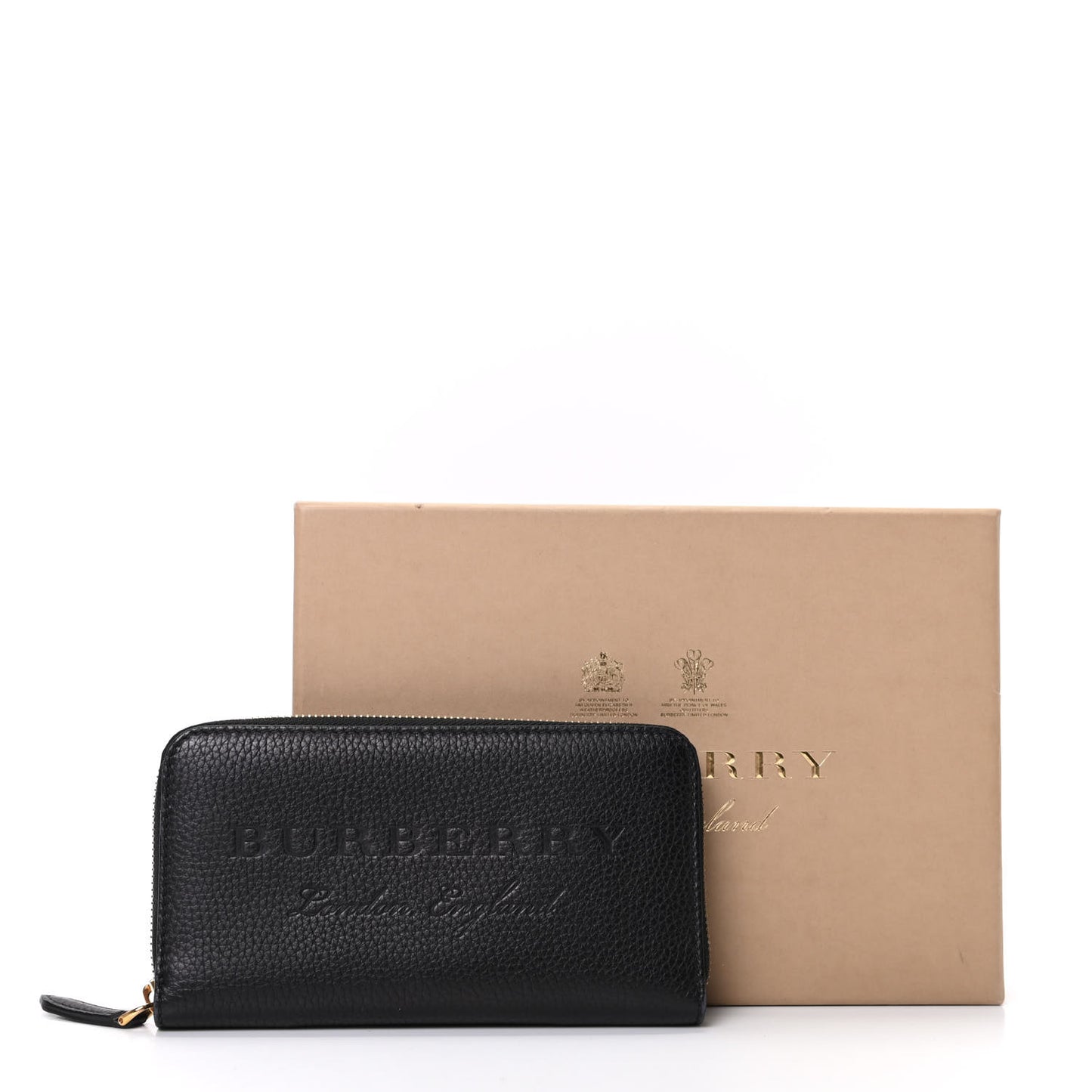 Soft Grain Elmore Zip Around Wallet Black