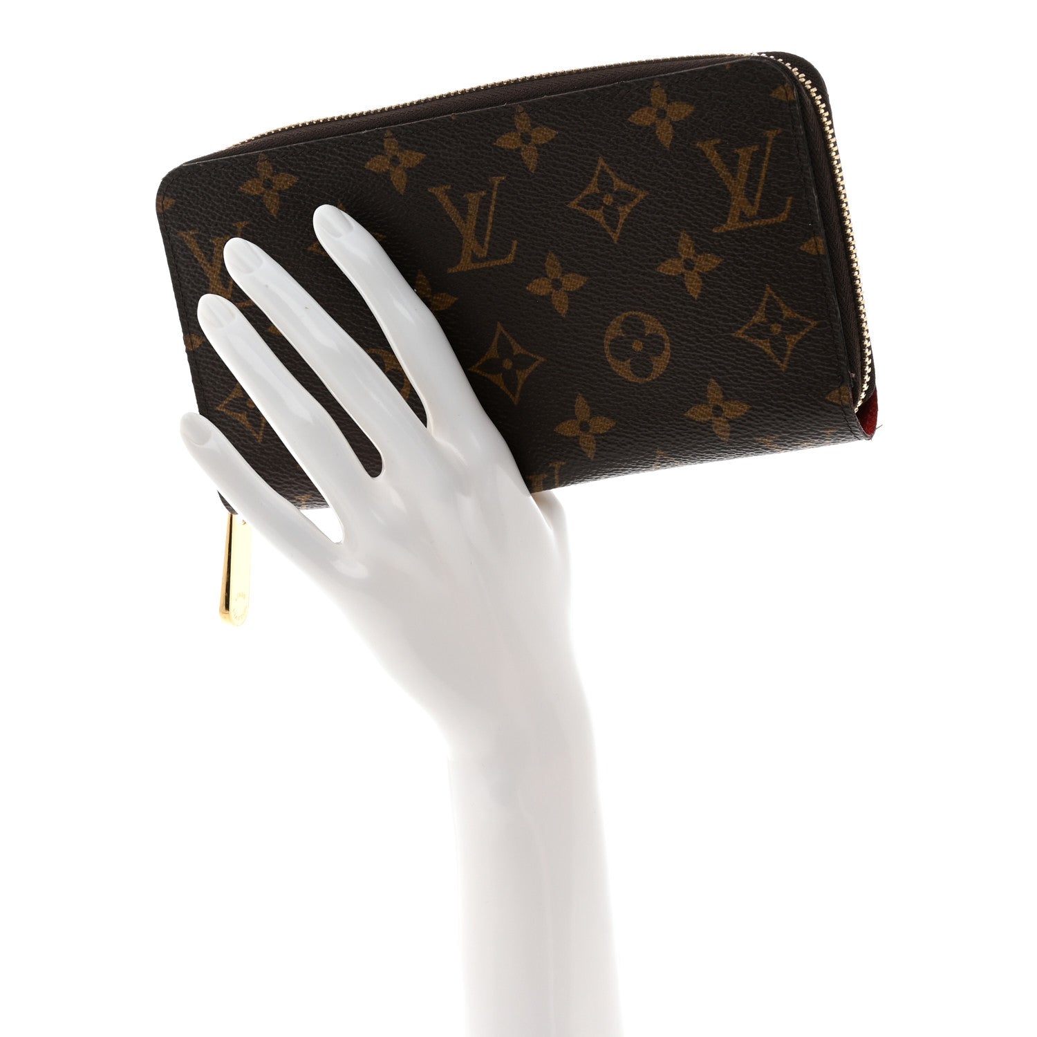 Louis Vuitton Monogram Zippy Wallet Coquelicot 2 of 10