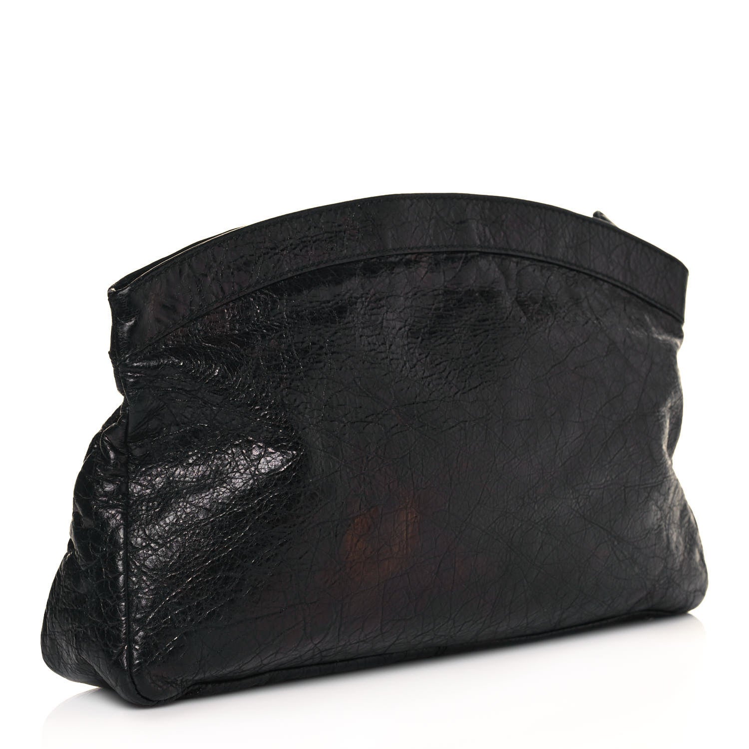 Balenciaga Agneau Giant 12 Gold Hardware Premier Clutch Black 3 of 11