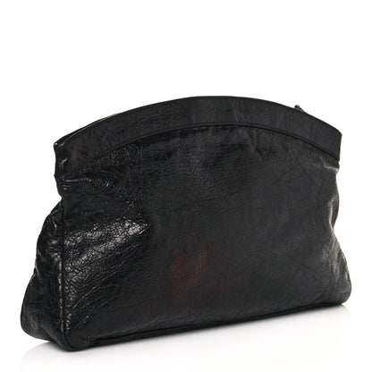 Balenciaga Agneau Giant 12 Gold Hardware Premier Clutch Black 3 of 11