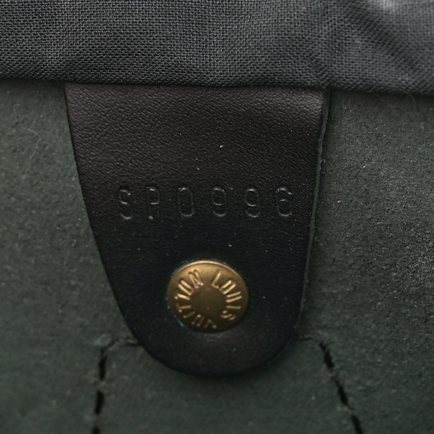Louis Vuitton Epi Speedy 30 Black 7 of 11