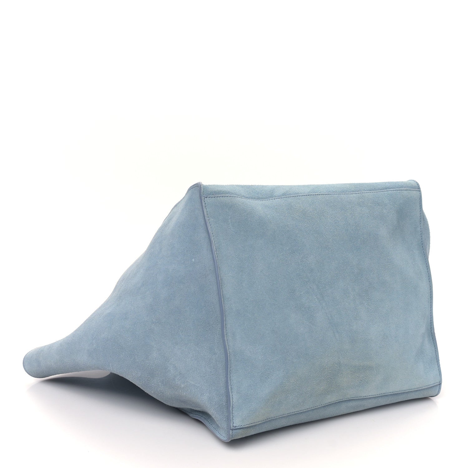 Celine Suede Supple Grained Calfskin Medium Big Bag Medium Blue 4 of 8
