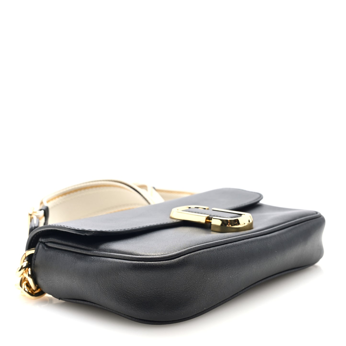 Calfskin The J Marc Shoulder Bag Black