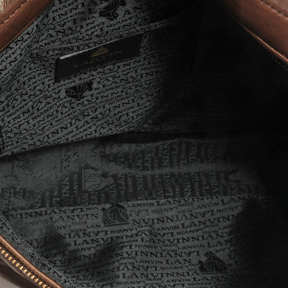 Lanvin Lambskin Amalia Crossbody Bag Brown 7 of 7