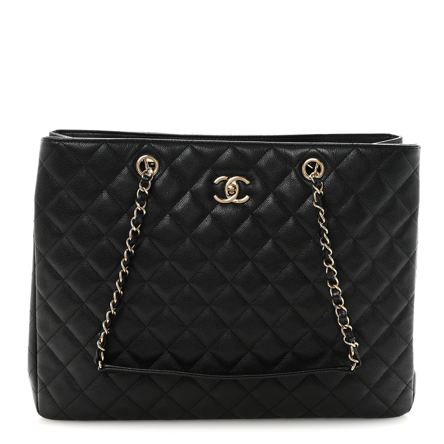 Chanel Caviar Quilted Large Shopping Tote Black 1 of 9