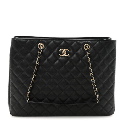 Chanel Caviar Quilted Large Shopping Tote Black 1 of 9