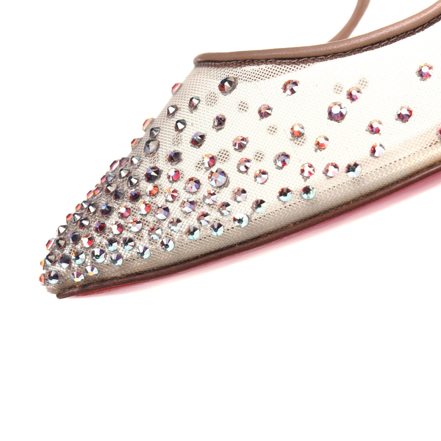 Christian Louboutin Rete Patent Crystal Strass Follies 100 Pumps 37.5 Version 12 of 15
