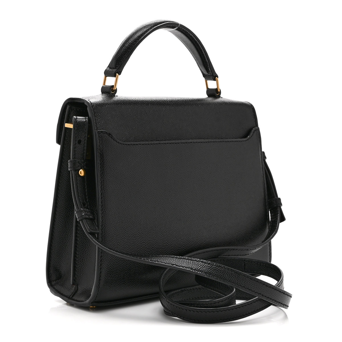 Grain de Poudre Mini Classic Monogram Cassandra Top Handle Black