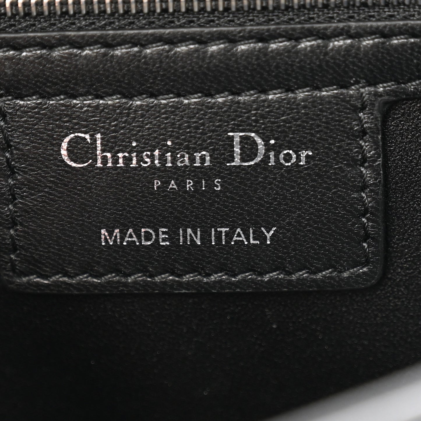 Calfskin Macrocannage Medium Caro Bag Black