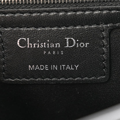 Christian Dior Calfskin Macrocannage Medium Caro Bag Black 6 of 11