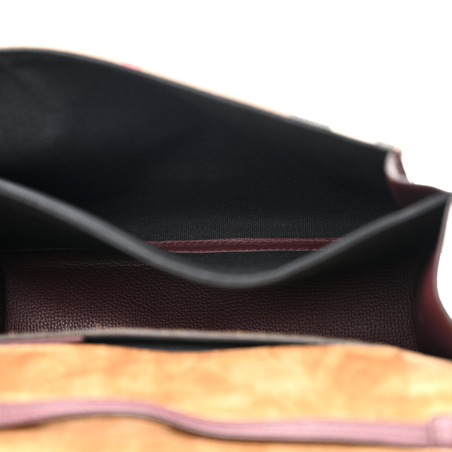 Burberry Derby Calfskin House Check Small Macken Crossbody Bag Mahogany Red 5 of 16