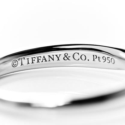 Tiffany Platinum Diamond .18ct Harmony Solitaire Engagement Ring 47 4 5 of 5