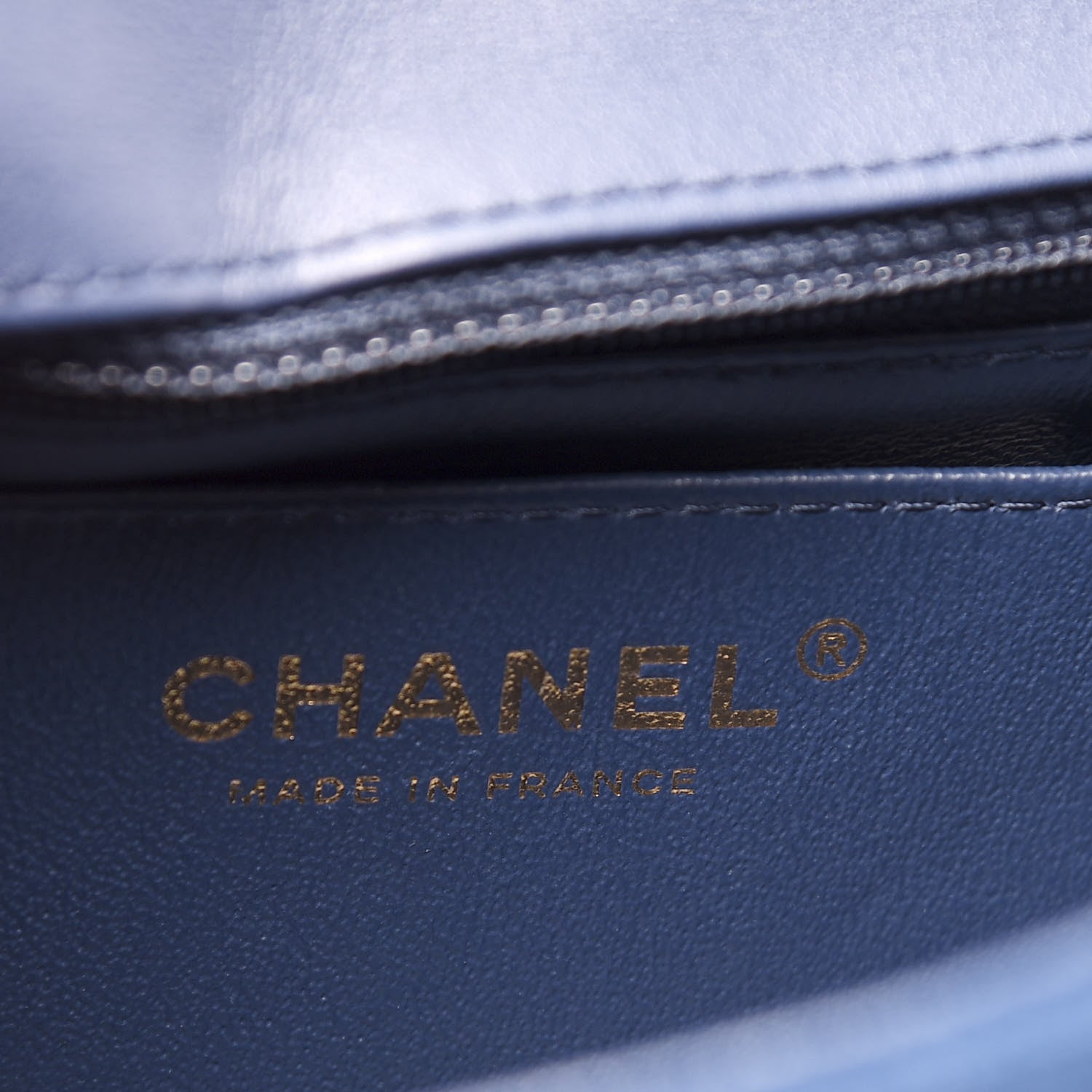 Chanel Velvet Quilted Mini 2.55 Reissue Flap Blue 7 of 9