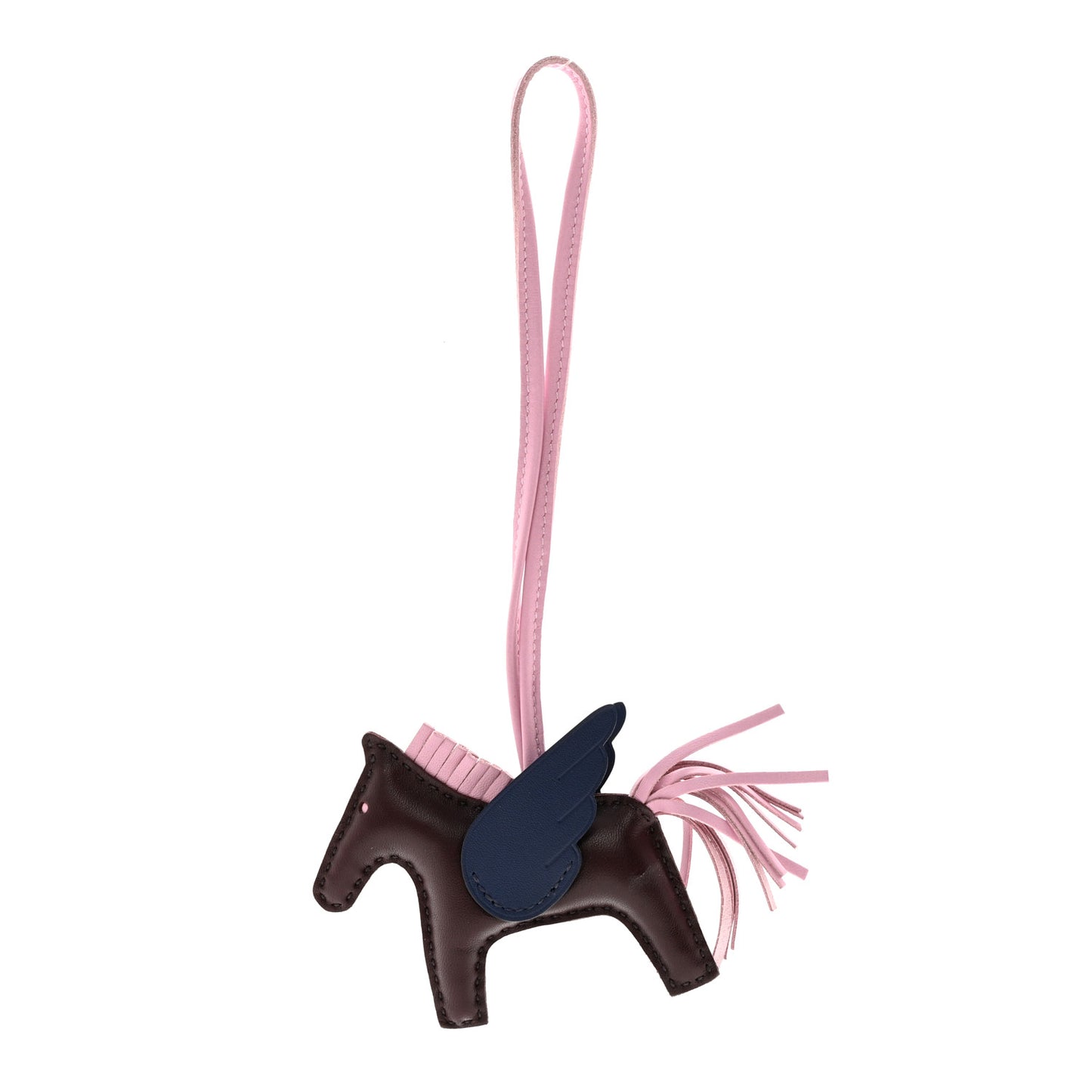 Milo Lambskin Grigri Rodeo Pegase Horse Bag Charm PM Rouge Sellier Mauve Sylvestre Bleu Saphir