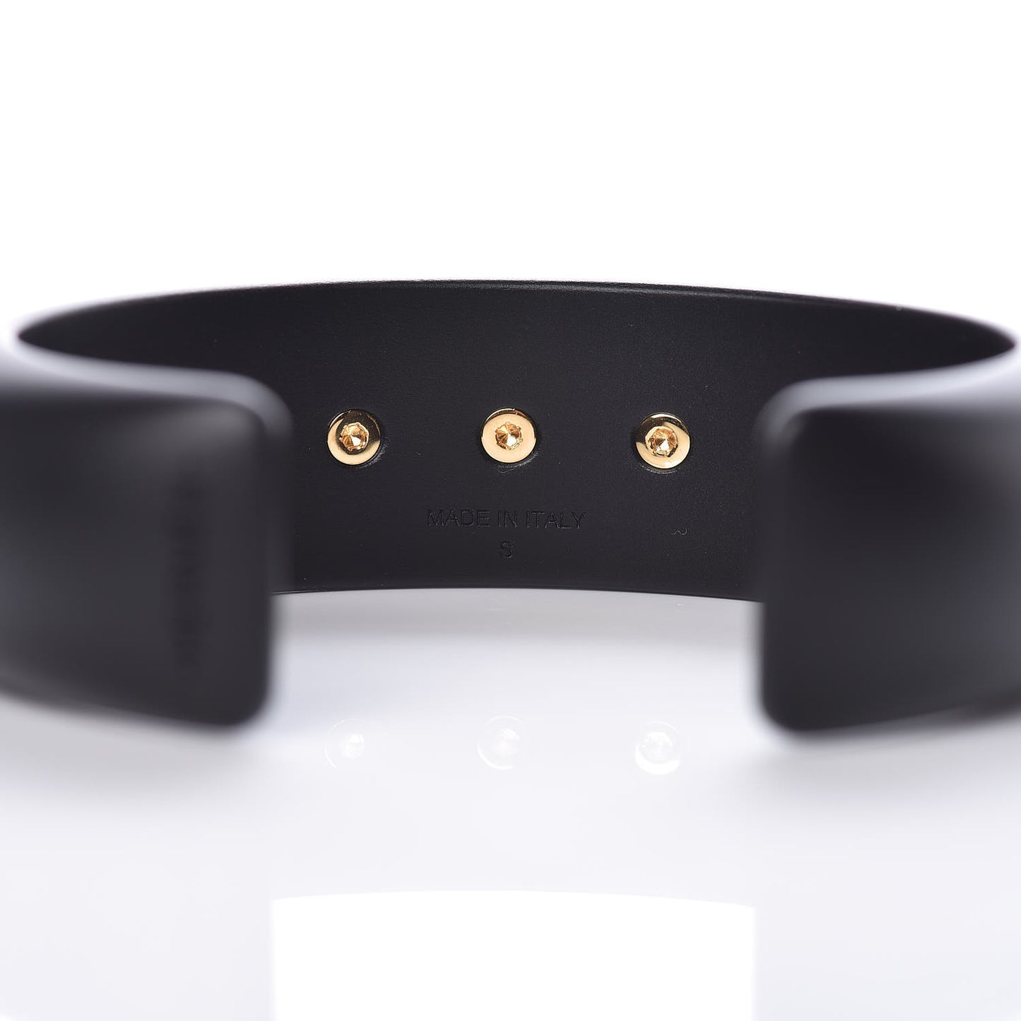 Pearwood Medor Fine Cuff S Bracelet Black
