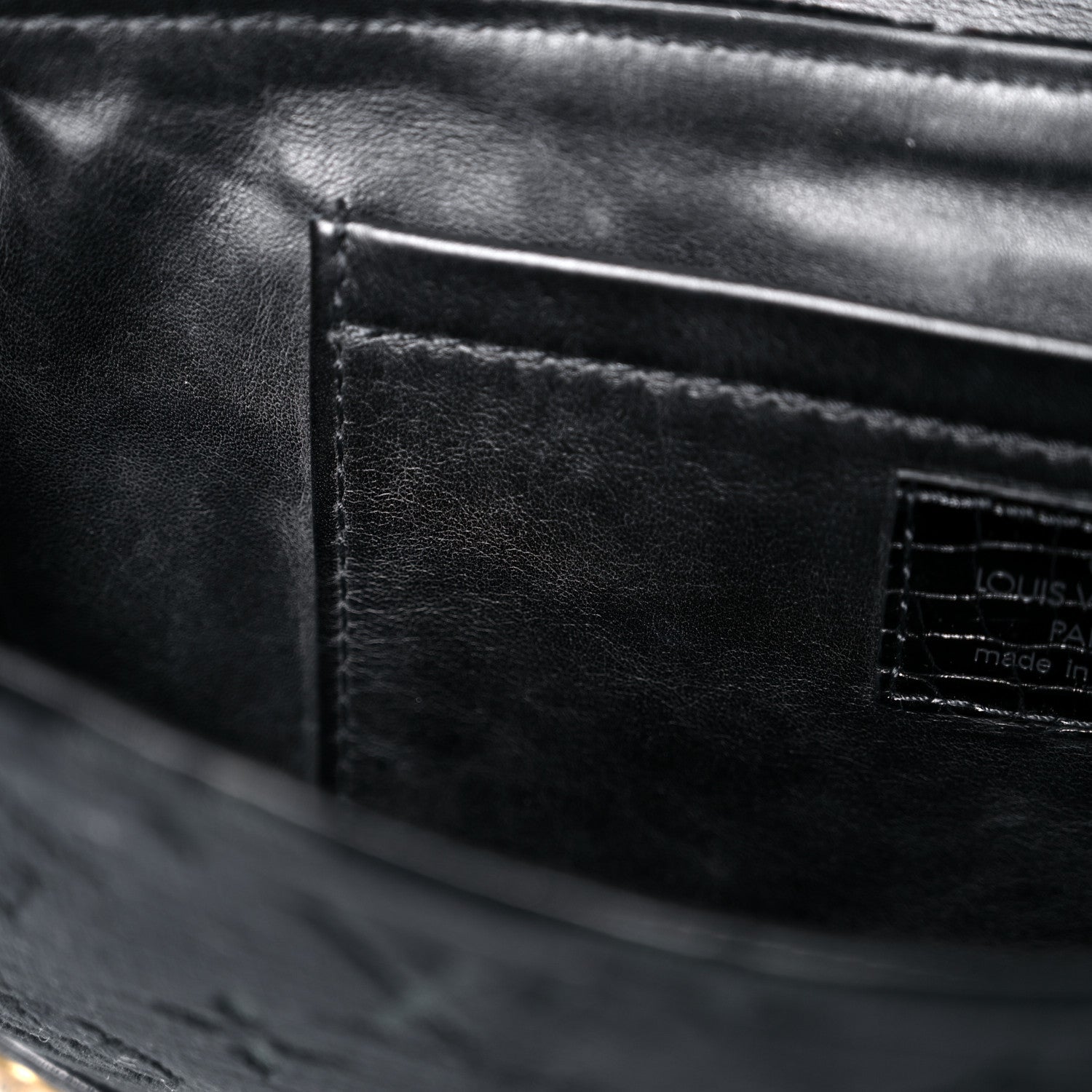 Louis Vuitton Monogram Velours Alligator Irvine Black 11 of 14