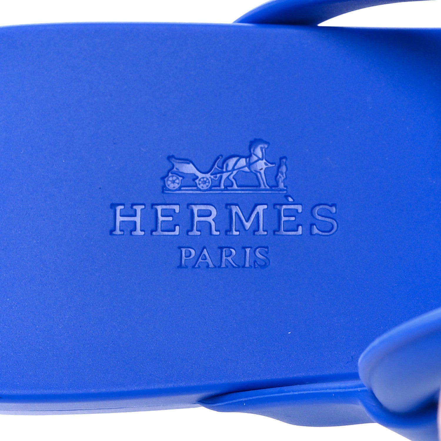 Hermes Rubber Womens Egerie Sandals 36 Bleu Outremer 8 of 8