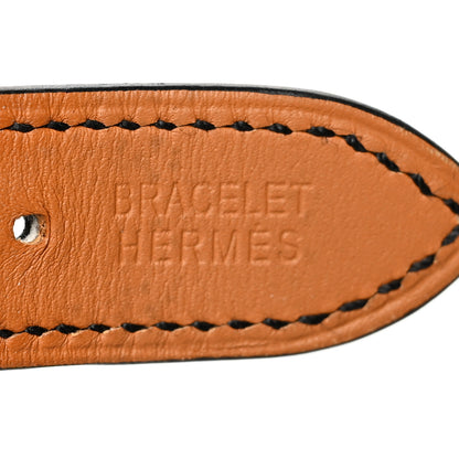Hermes Epsom Heure H Hour Watch TGM Strap Black 4 of 4