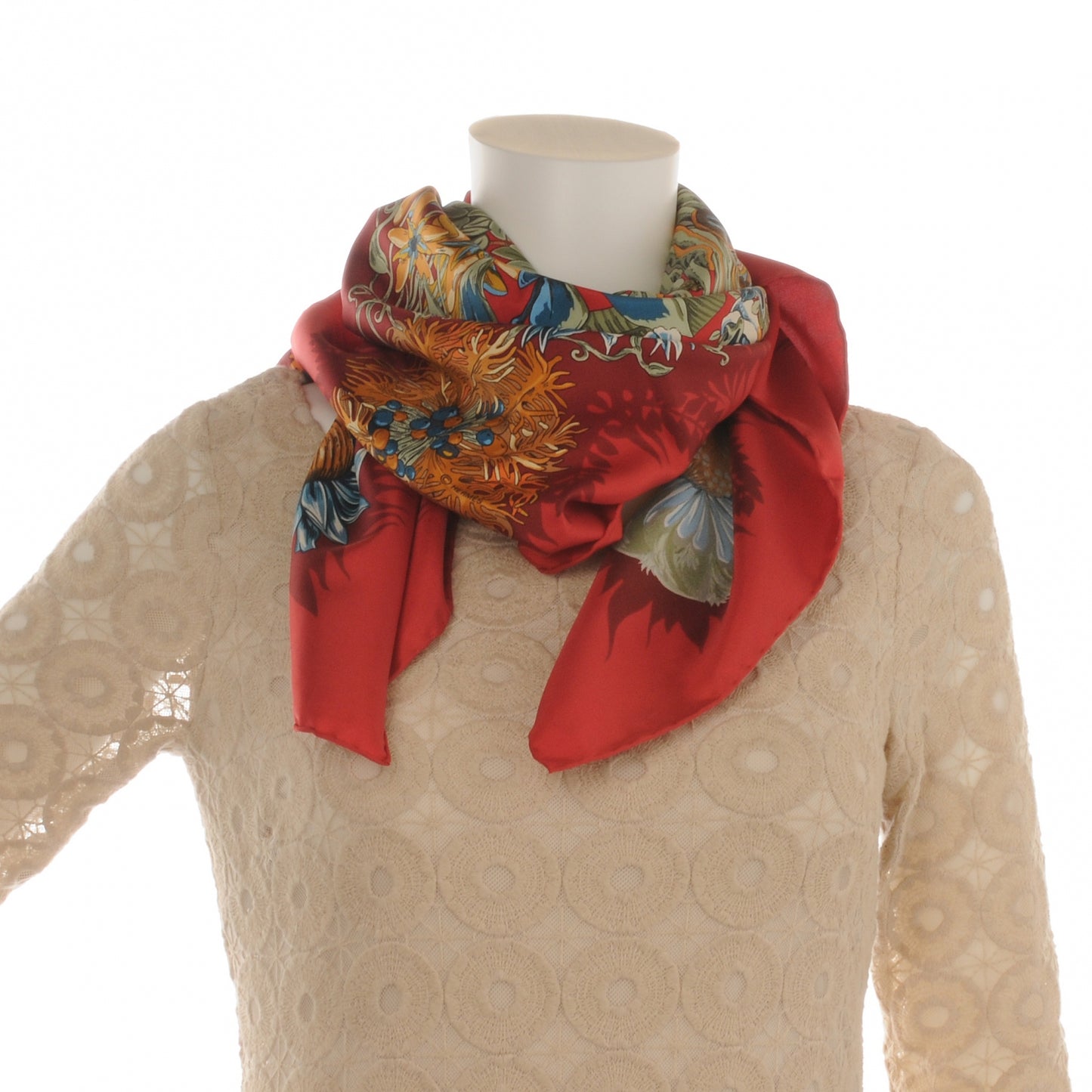 Silk L Isle Deserte Scarf 90