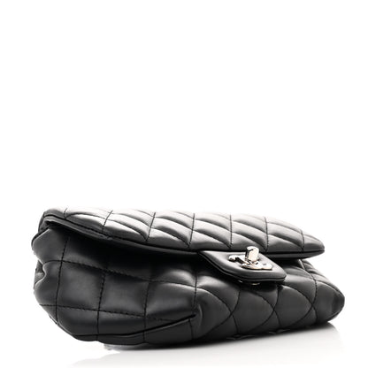 Chanel Calfskin Quilted CC Uniform Flap Belt Bag Black 4 of 10