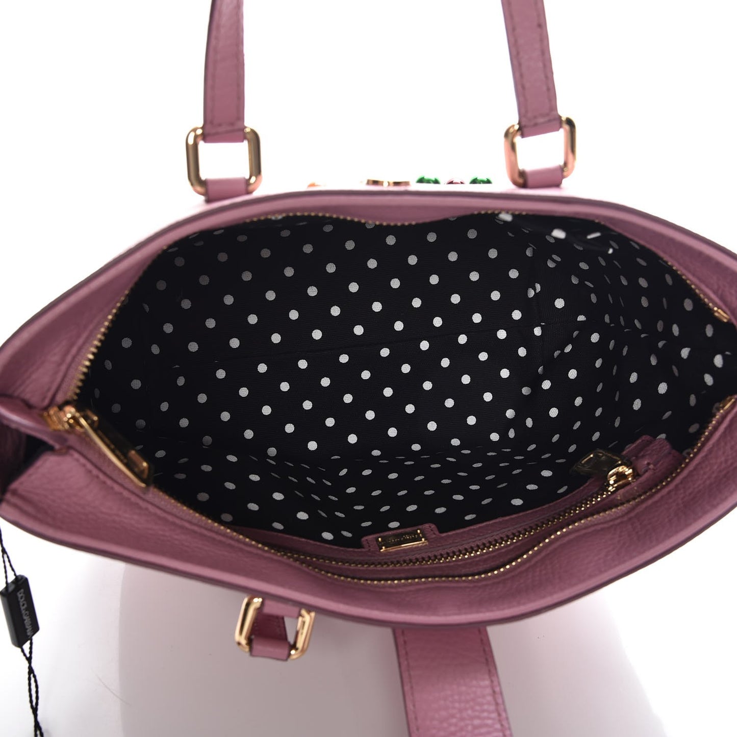 Textured Calfskin Patchwork Family Tote Rosa Poudre