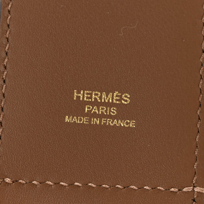 Hermes Swift Epsom Pocket Kelly Shoulder Strap Alezan Biscuit 5 of 9