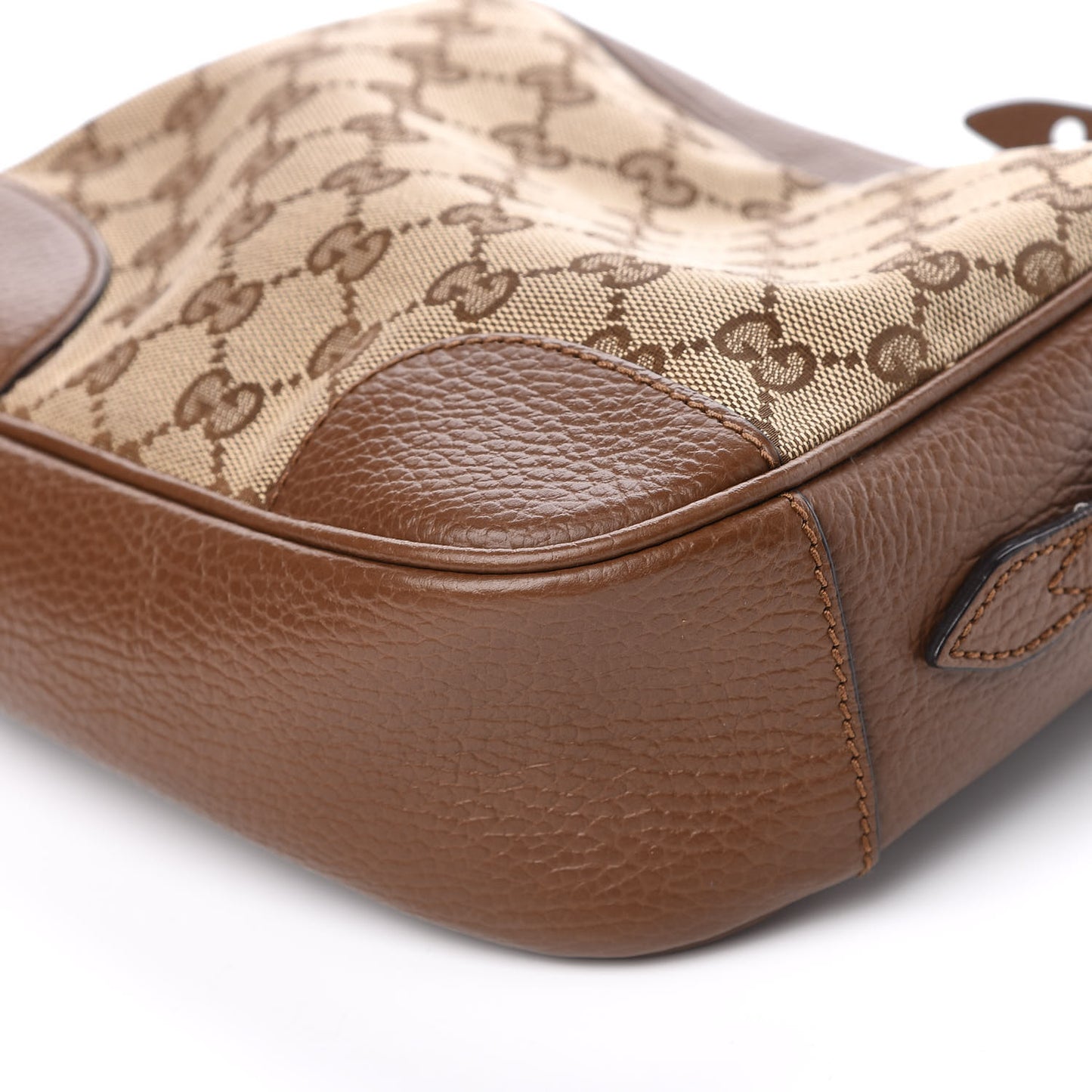Monogram Mini Bree Messenger Bag Beige Tabacco