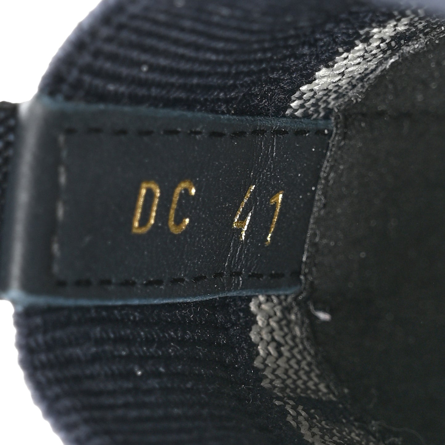 Technical Knit Calfskin Oblique Womens Walk'n Dior Mid Top Sneakers 41 Deep Blue