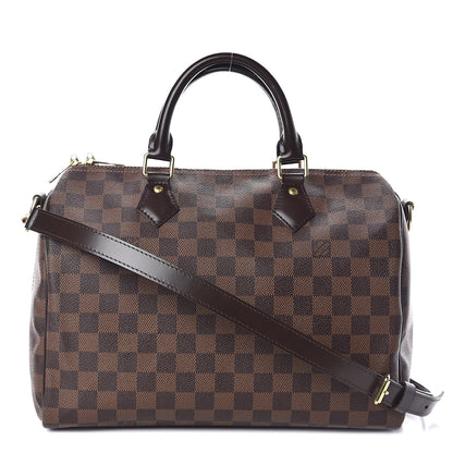 Louis Vuitton Damier Ebene Speedy Bandouliere 30 1 of 10