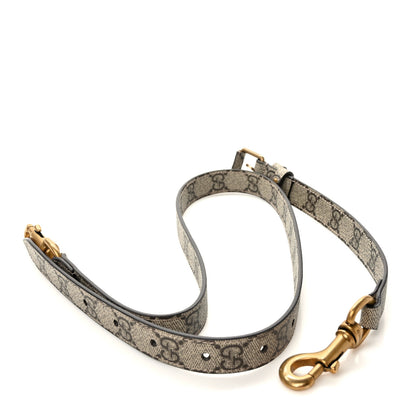 Gucci X DANS LE VERT GG Supreme Monogram Cuoio Web Mini Retro Interlocking G Top Handle Beige Rosso Ebony Harness Brown 11 of 12