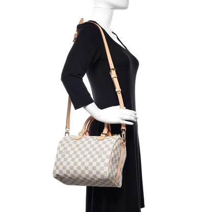 Louis Vuitton Damier Azur Speedy Bandouliere 25 2 of 12