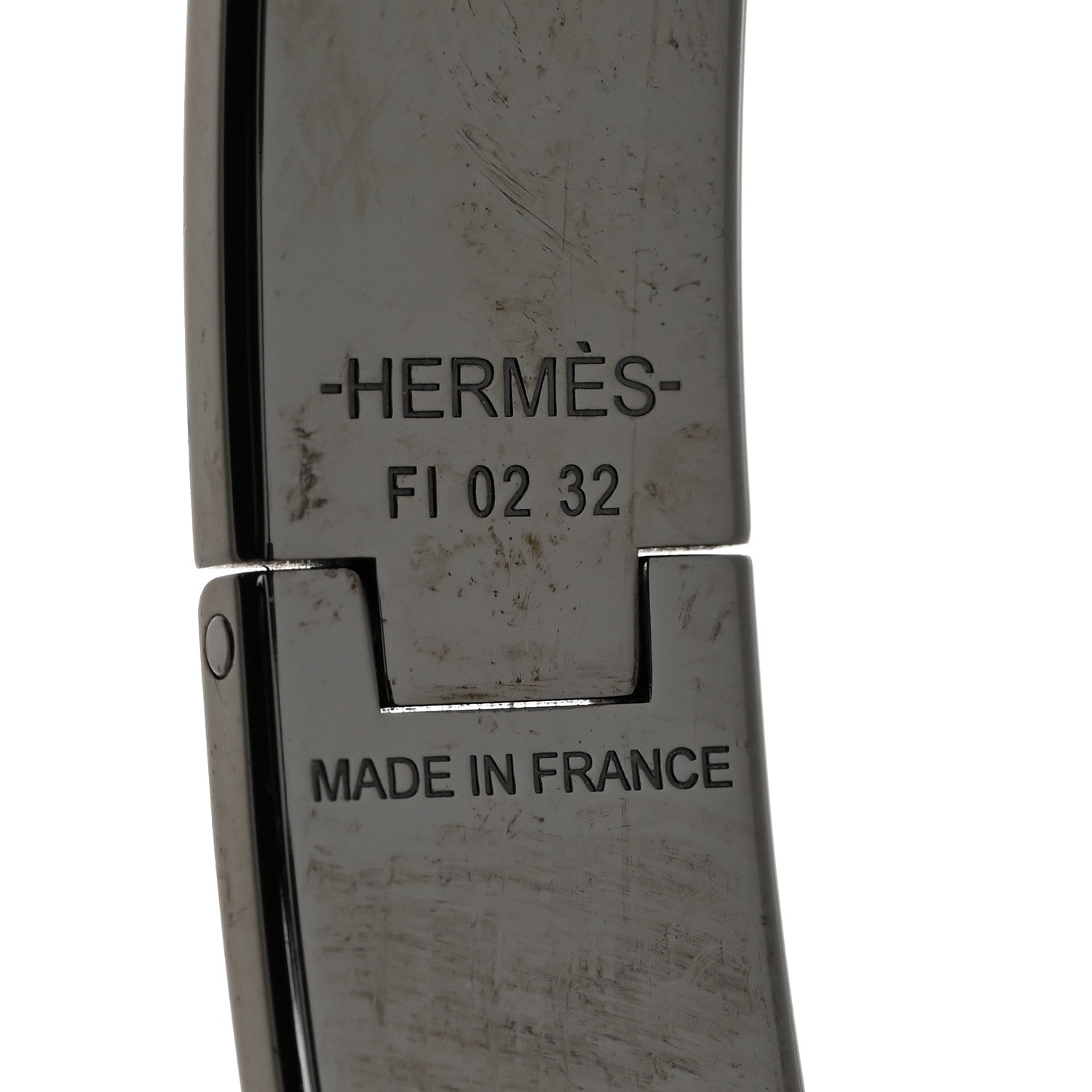 Hermes Matte Enamel Narrow Clic Clac HH Bracelet T6 So Black 4 of 5