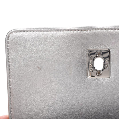 Chanel Metallic Calfskin Mini Propeller Flap Silver 16 of 16