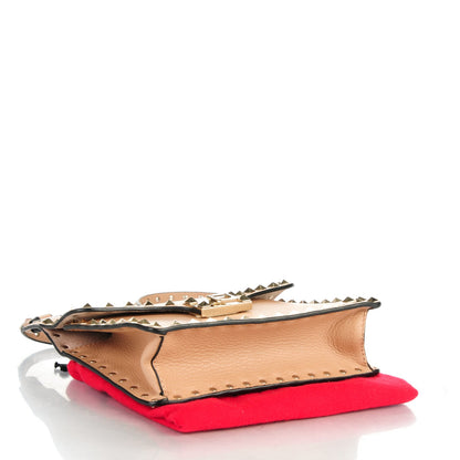 Valentino Garavani Pebbled Calfskin Rockstud Crossbody Messenger Bag Skin Sorbet 4 of 7