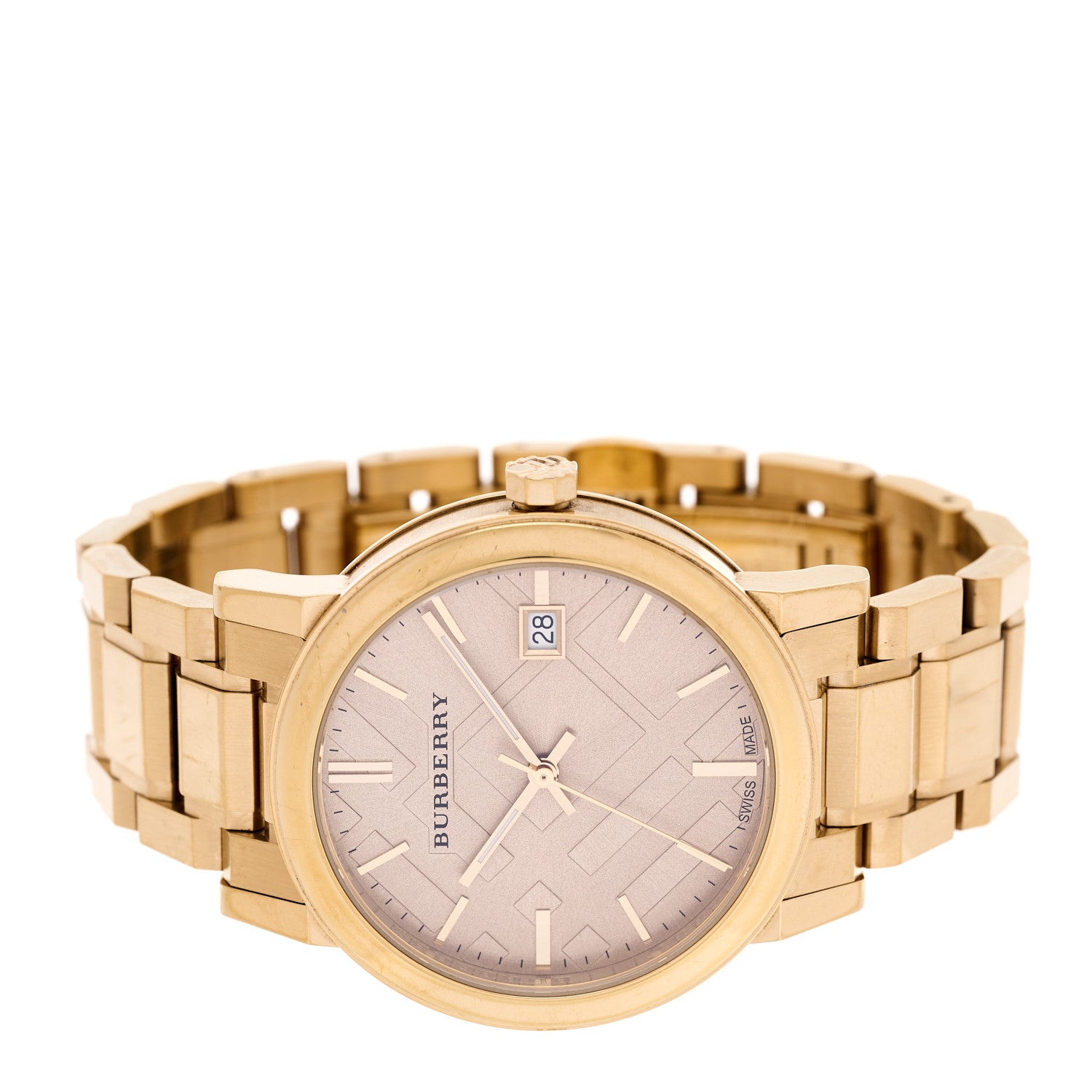 Burberry Stainless Steel 38mm The City Quartz Watch Champagne BU9033 2 of 4