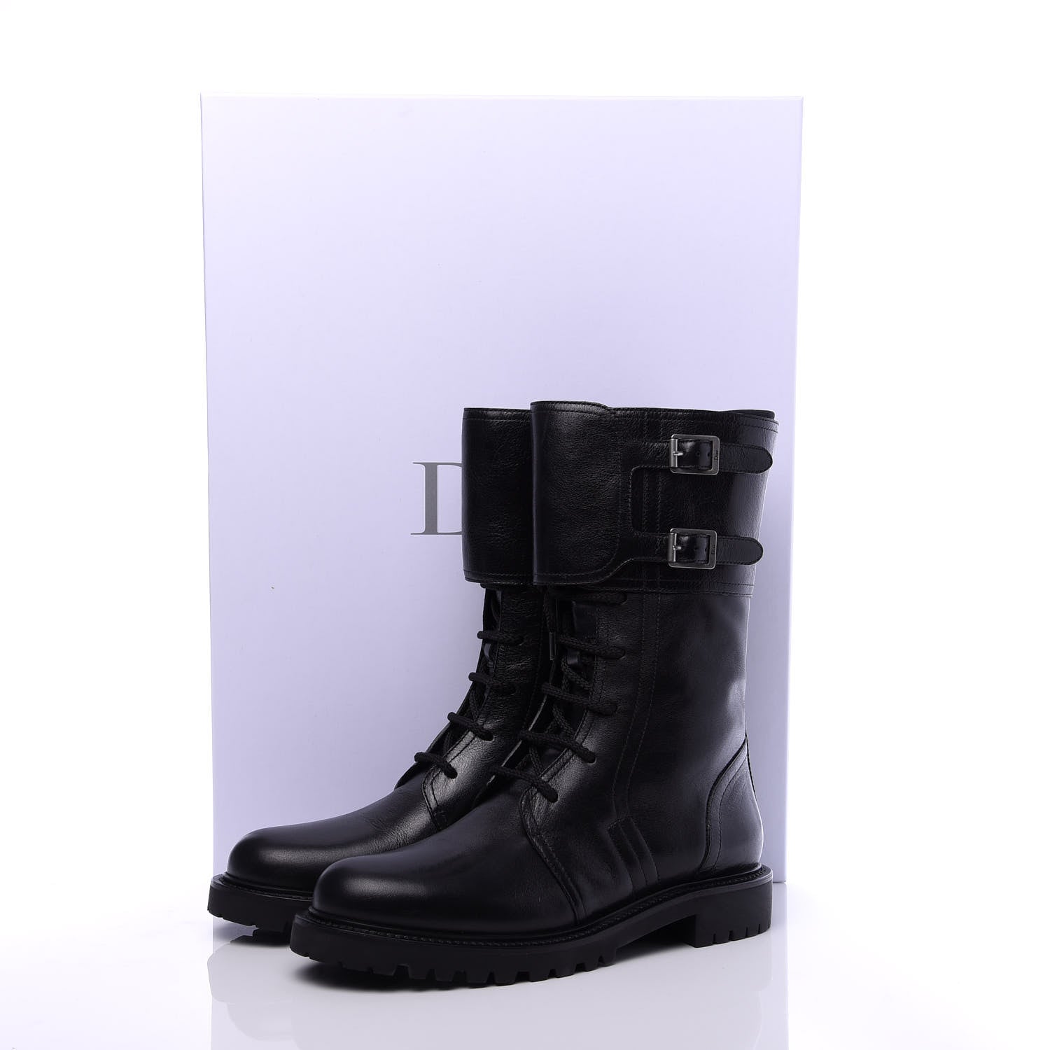 Christian Dior Calfskin Ground Low Boot 39 Black 9 of 9