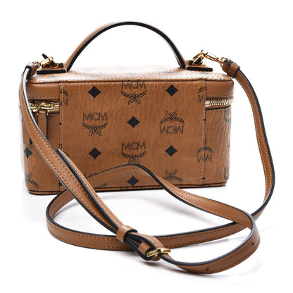 MCM Visetos Vanity Case Cognac 2 of 8