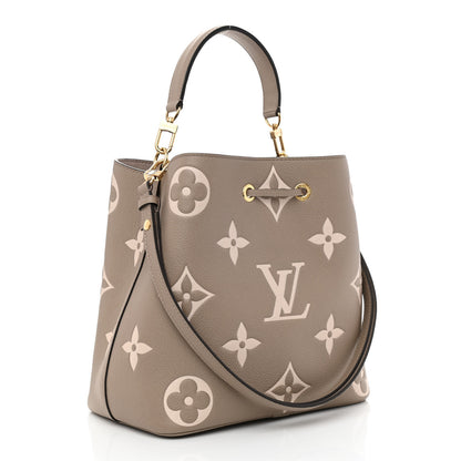 Louis Vuitton Empreinte Monogram Giant Neonoe MM Tourterelle Creme 4 of 11