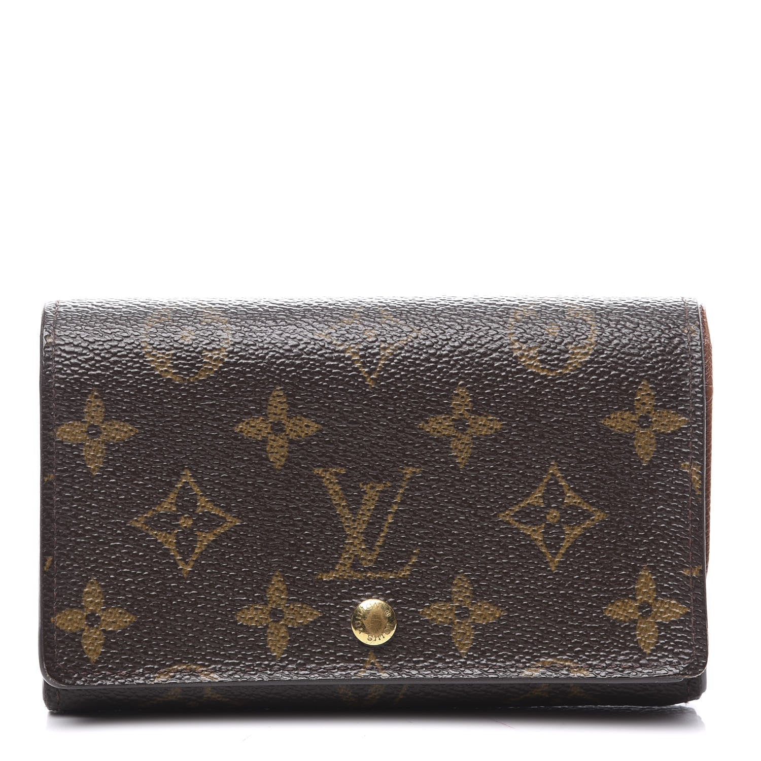 Louis Vuitton Monogram Porte-Monnaie Tresor Wallet 1 of 9