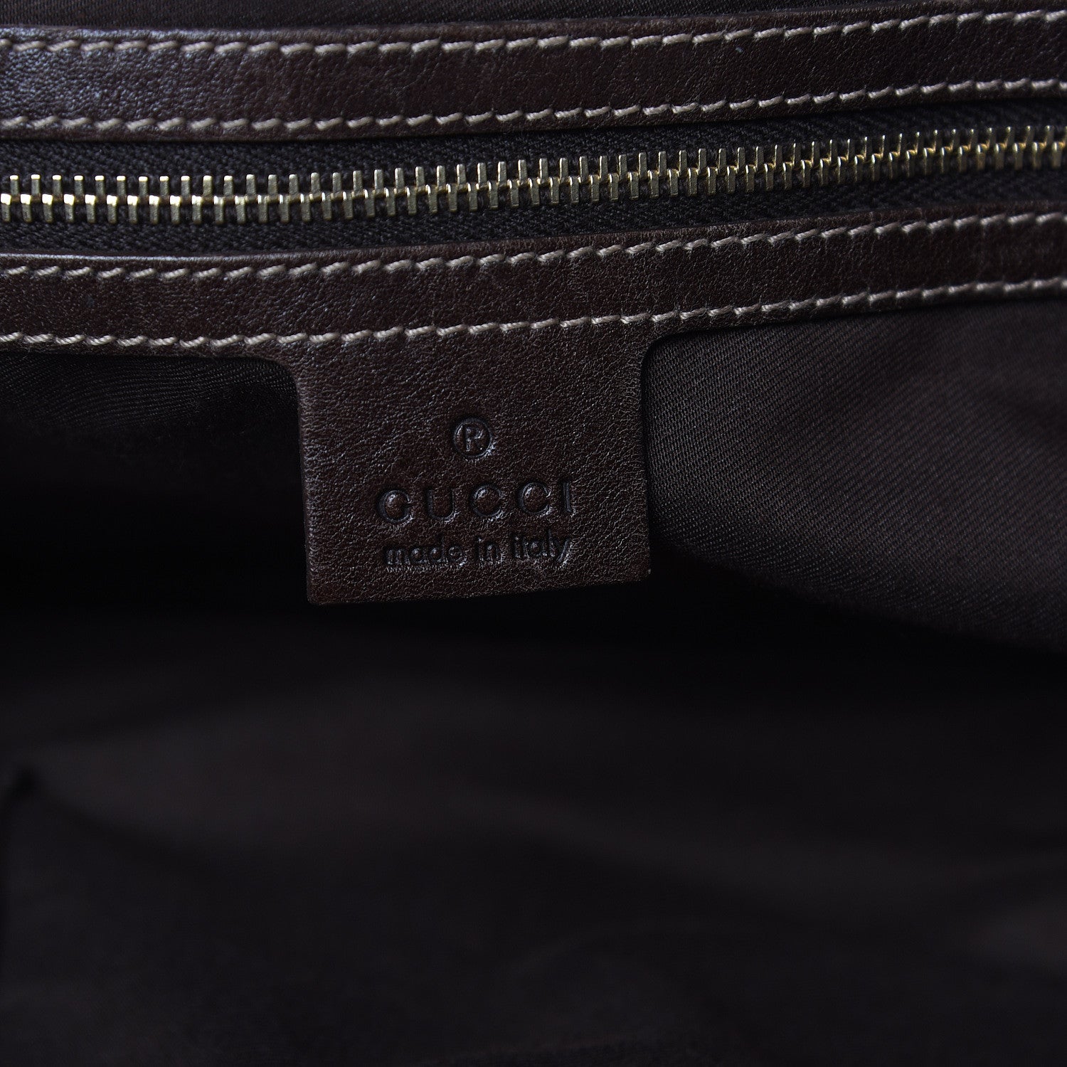 Gucci Monogram Large Positano Tote Brown 5 of 14