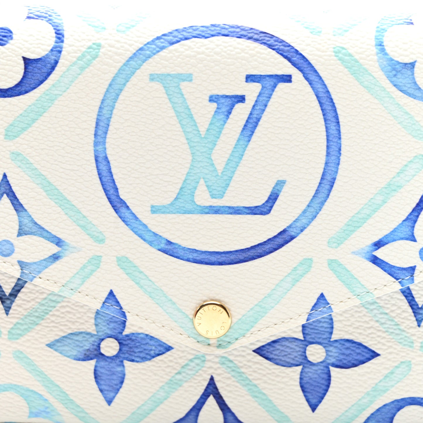 Monogram Giant By The Pool 2.0 Felicie Pochette Chain Wallet Lagoon Blue