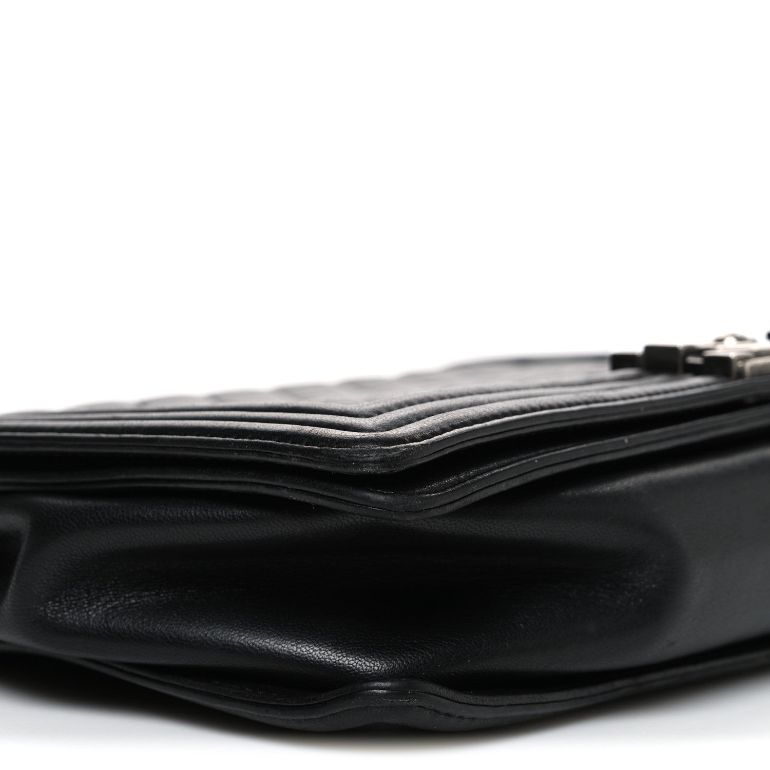 Chanel Lambskin Quilted Large Boy Flap Black 9 of 10