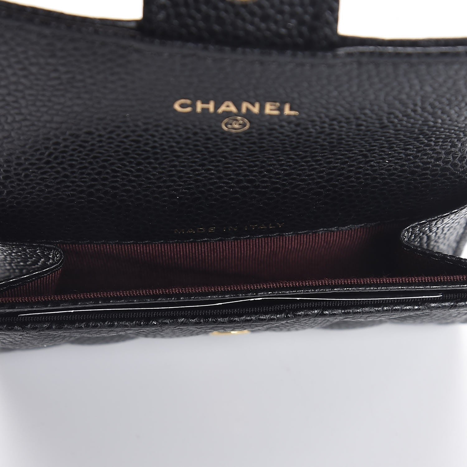 Chanel Caviar Quilted Flap Card Holder Black 5 of 8