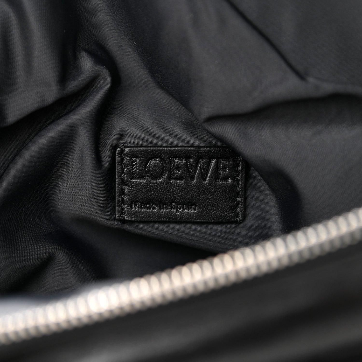 Loewe Calfskin Nylon Belt Bag Black 7 of 11