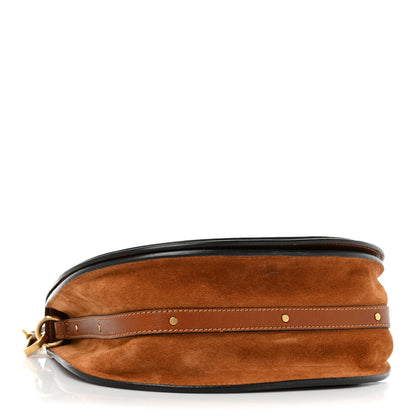 Chloe Calfskin Suede Medium Nile Bracelet Bag Caramel 4 of 18