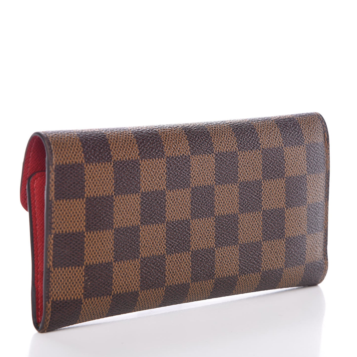 Damier Ebene Josephine Wallet Red