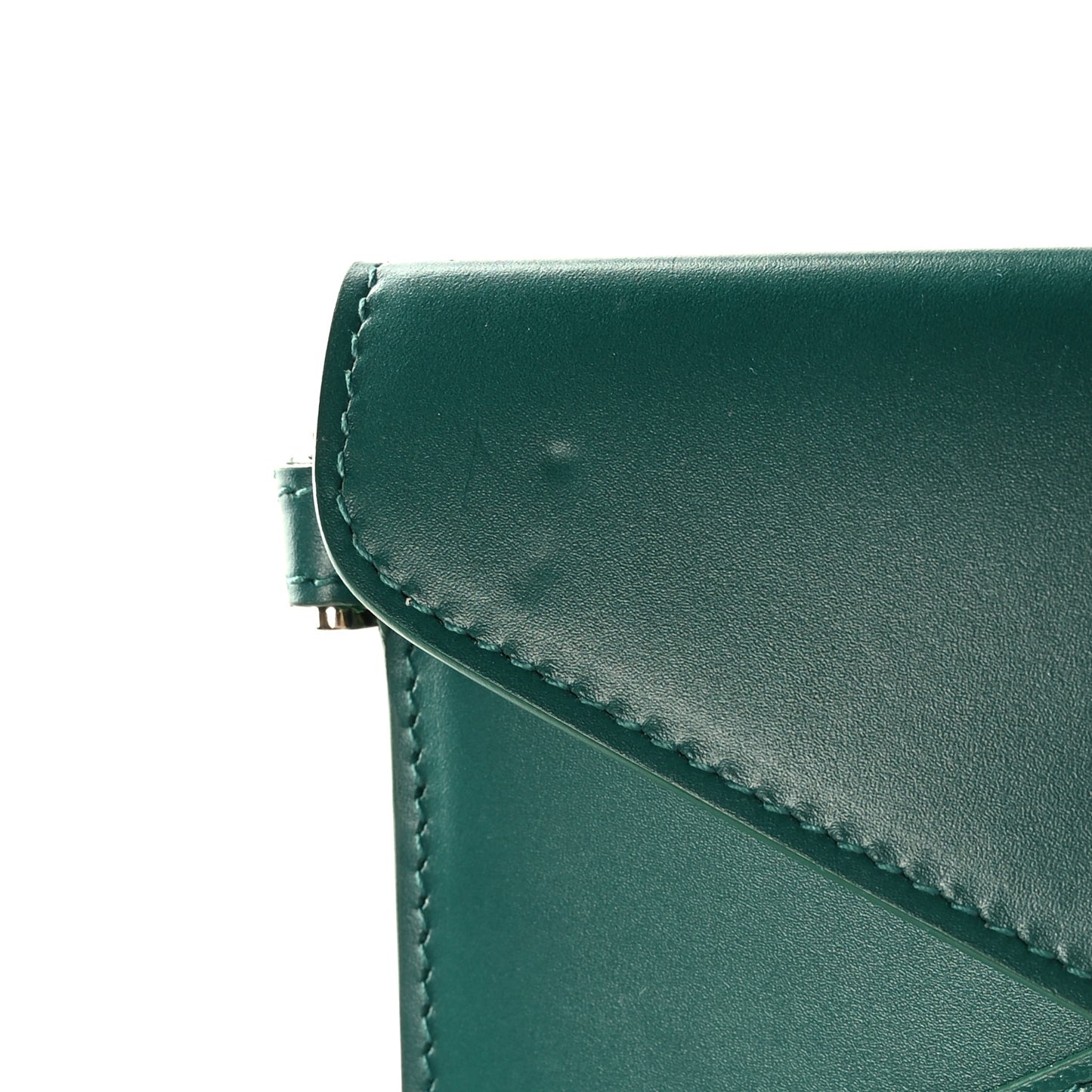 Calfskin Serpenti Forever Wristlet Wallet Emerald Green