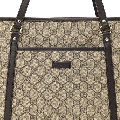 Gucci GG Supreme Monogram Medium Joy Tote Dark Brown 8 of 19