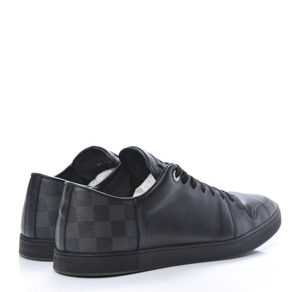 Louis Vuitton Calfskin Damier Graphite Line Up Sneaker 11 Black 4 of 7