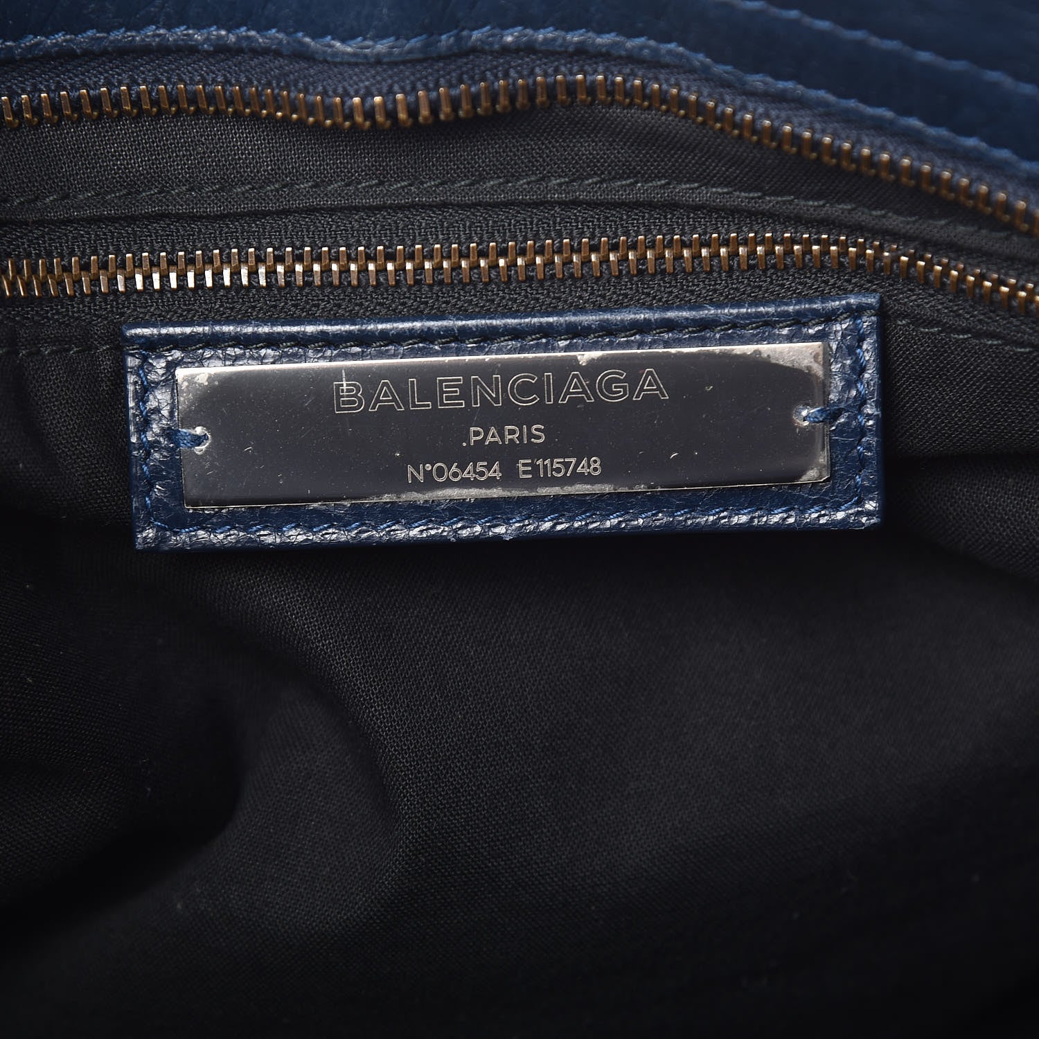 Balenciaga Agneau Classic Hardware City Bleu Obscur 7 of 13
